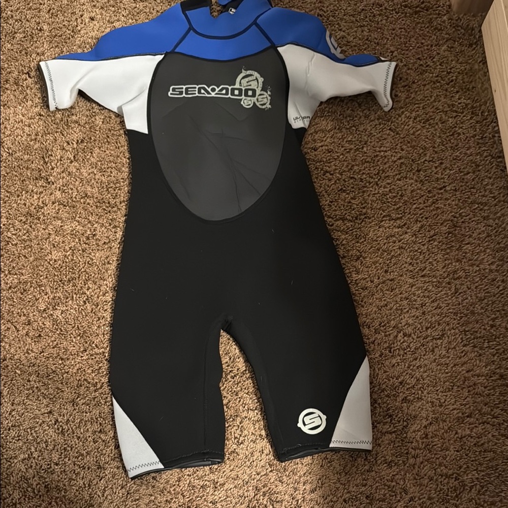 Sea-Doo Black and Blue Wetsuit